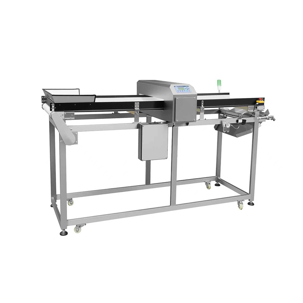 Металлодетектор с откидной заслонкой для сыпучих материалов