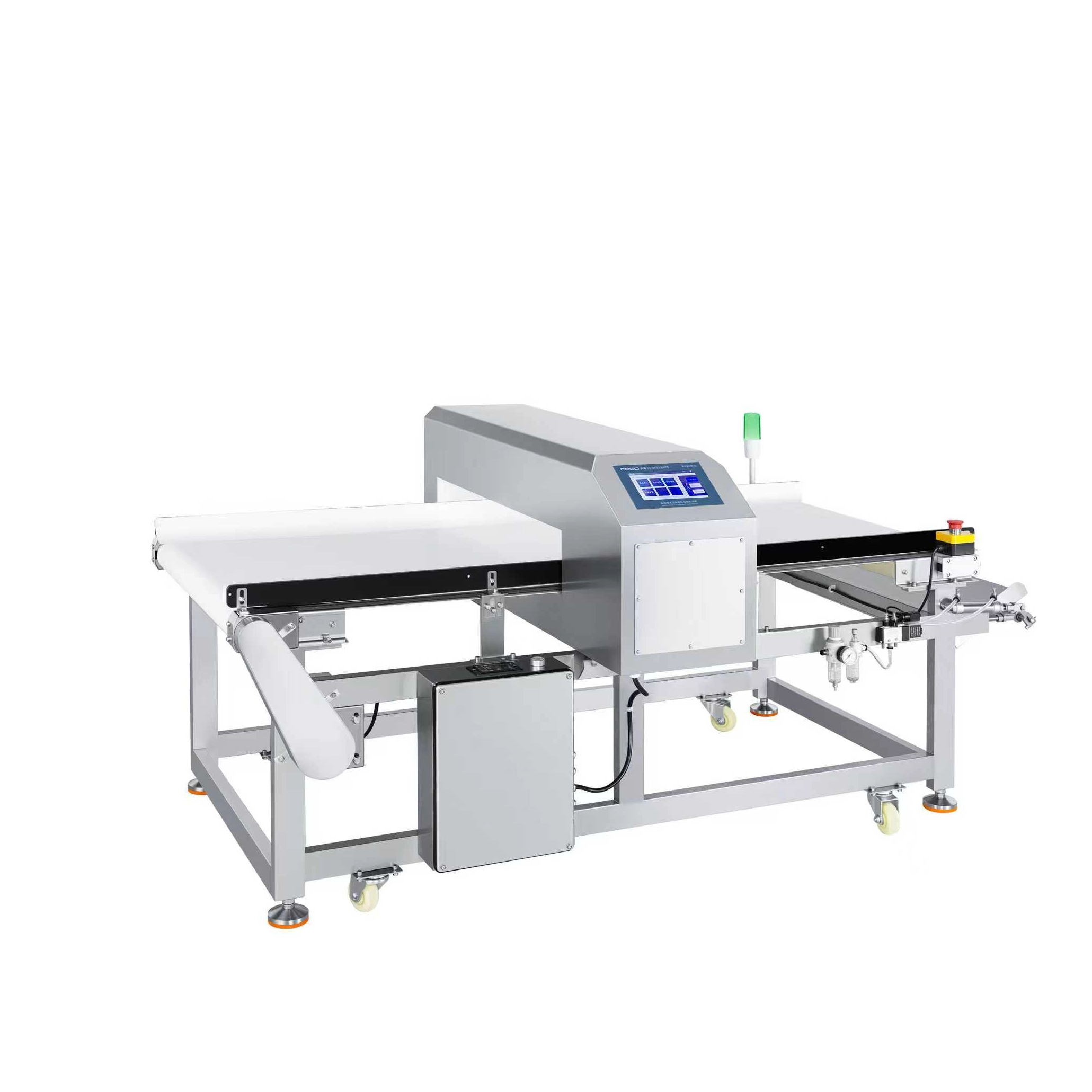 Металлодетектор с откидной заслонкой для сыпучих материалов