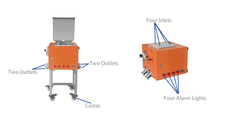 многоголовочный сепаратор металлов