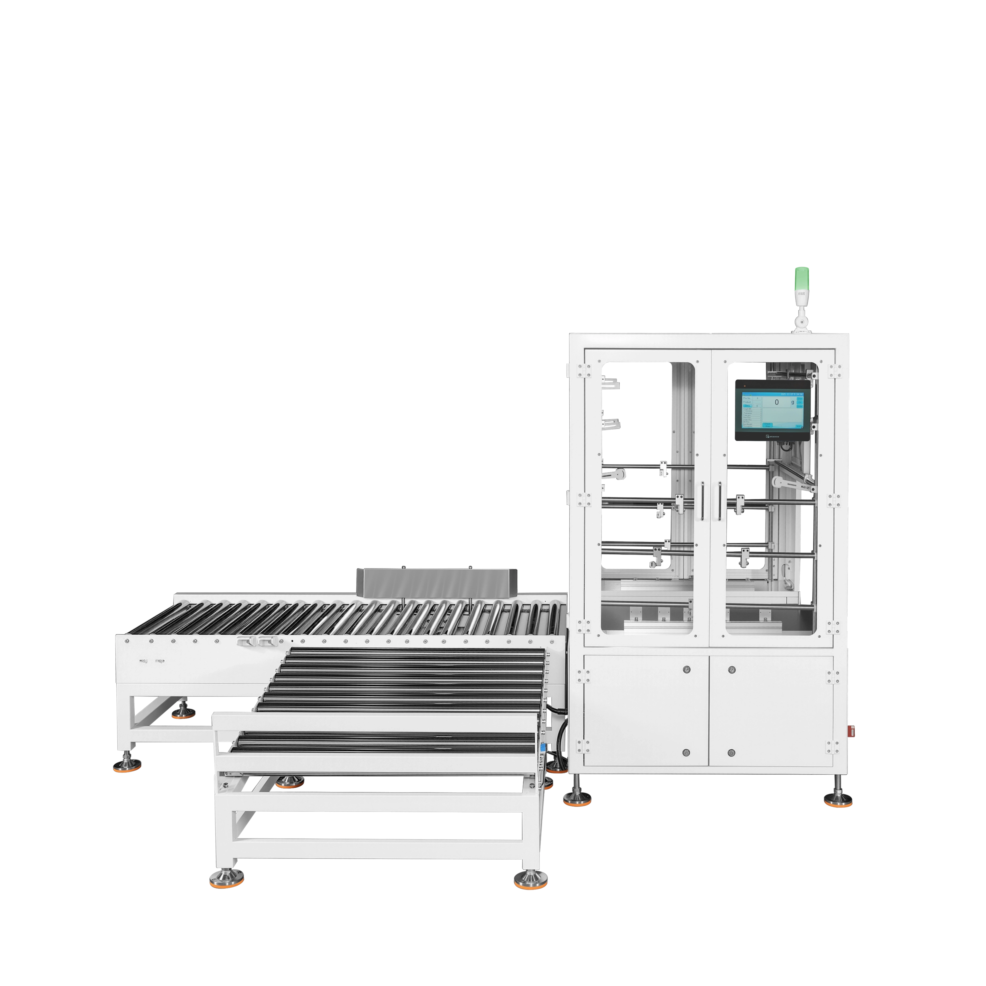 Закрытый чеквейер с динамическим взвешиванием для крупногабаритных продуктов 