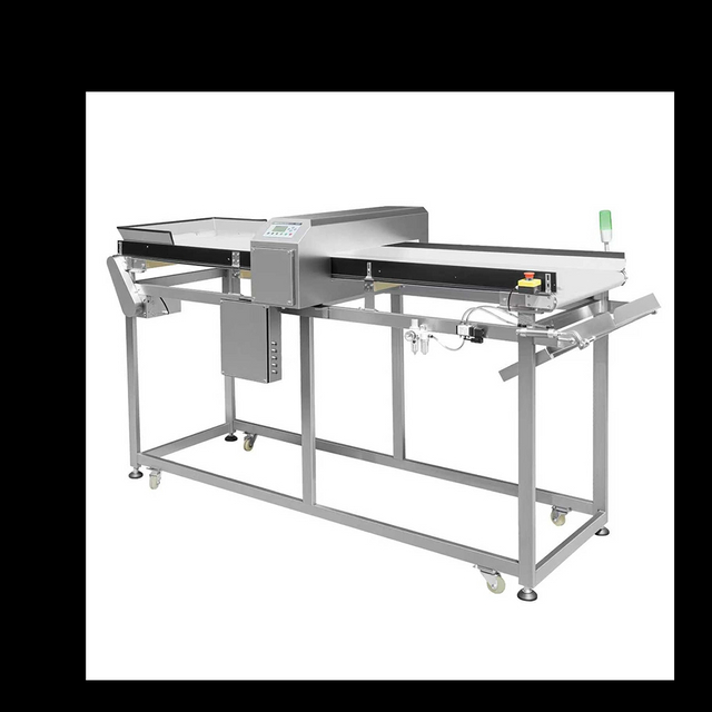 Металлодетектор с откидной заслонкой для сыпучих материалов