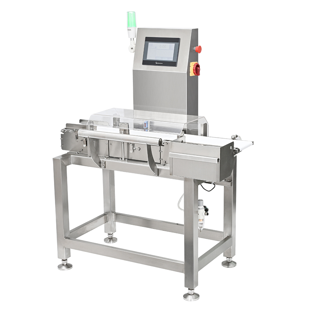 CheckWeigher машинного конвейерного конвейера шкала шкала. Промышленное взвешивание