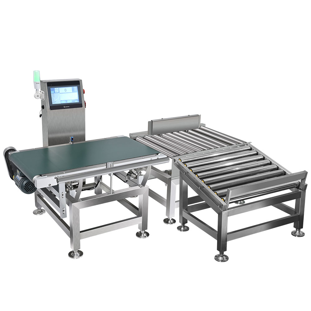 CheckWeigher машинного конвейерного конвейера шкала шкала. Промышленное взвешивание