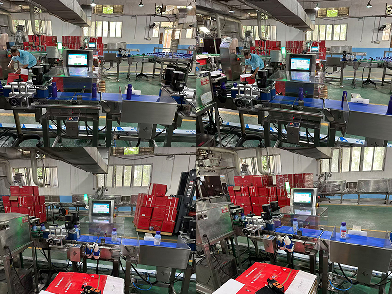 Чеквейер для бутылок с прижимным механизмом