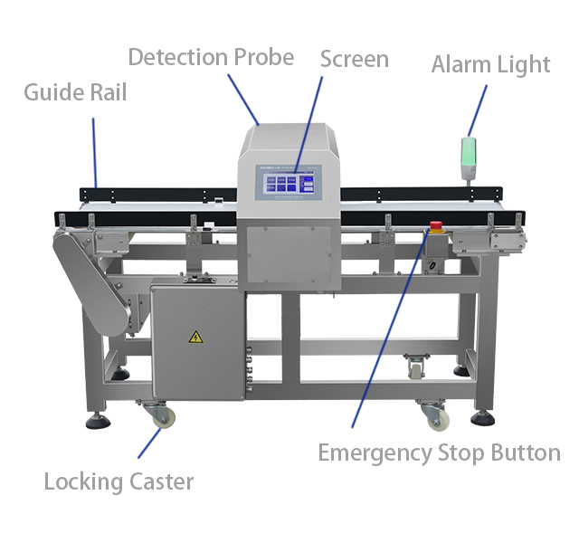 常规金检机示意图