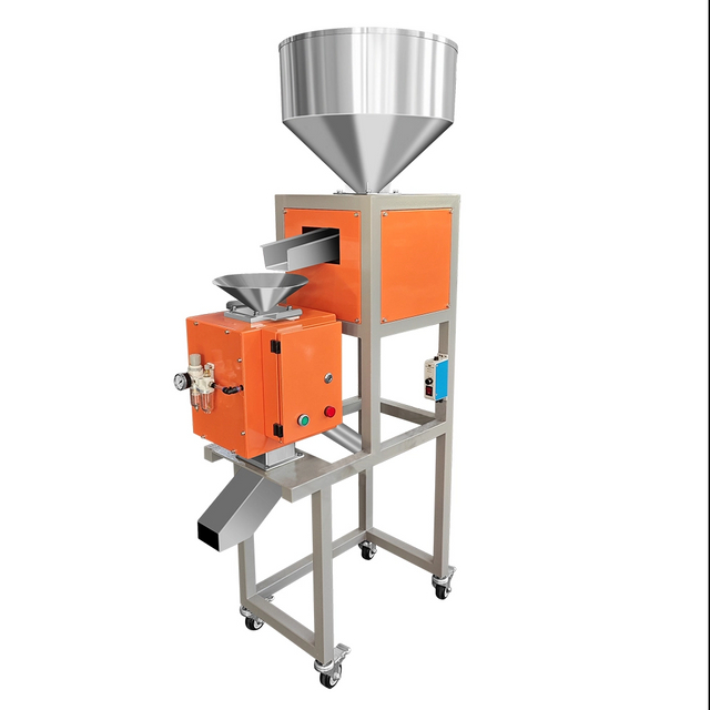 Металлический сепаратор свободного падения с вибрационной подачей пластика